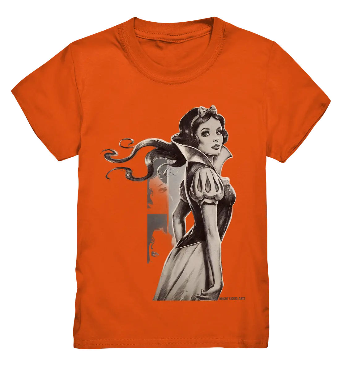 Mystische Schneewittchen – Dunkle Eleganz trifft Märchenzauber - Kids Premium Shirt Bright Lights Arts