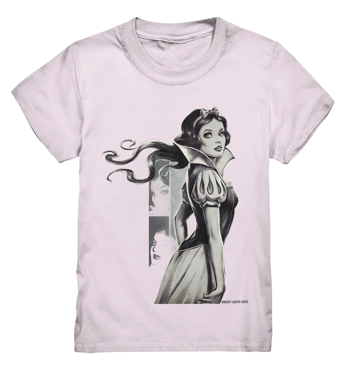 Mystische Schneewittchen – Dunkle Eleganz trifft Märchenzauber - Kids Premium Shirt Bright Lights Arts
