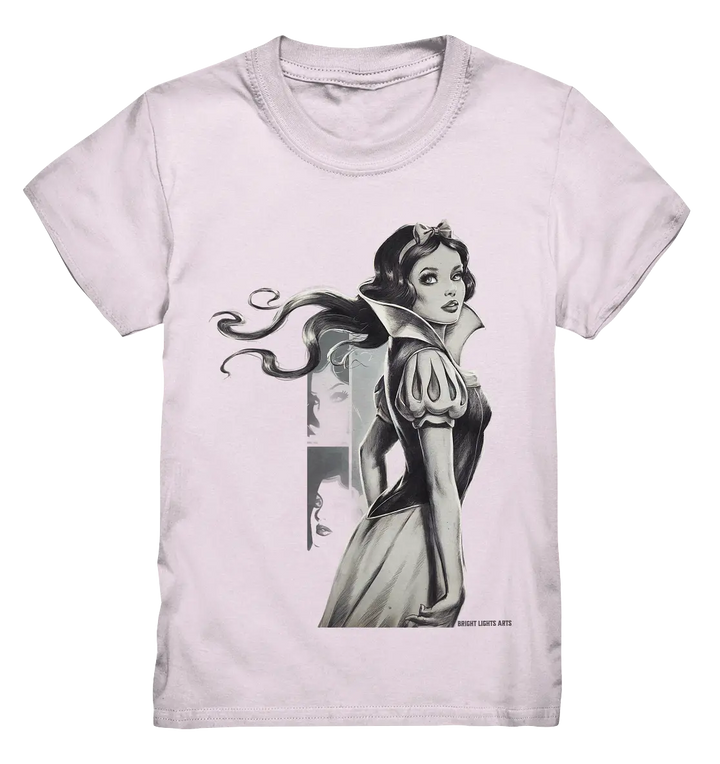 Mystische Schneewittchen – Dunkle Eleganz trifft Märchenzauber - Kids Premium Shirt Bright Lights Arts