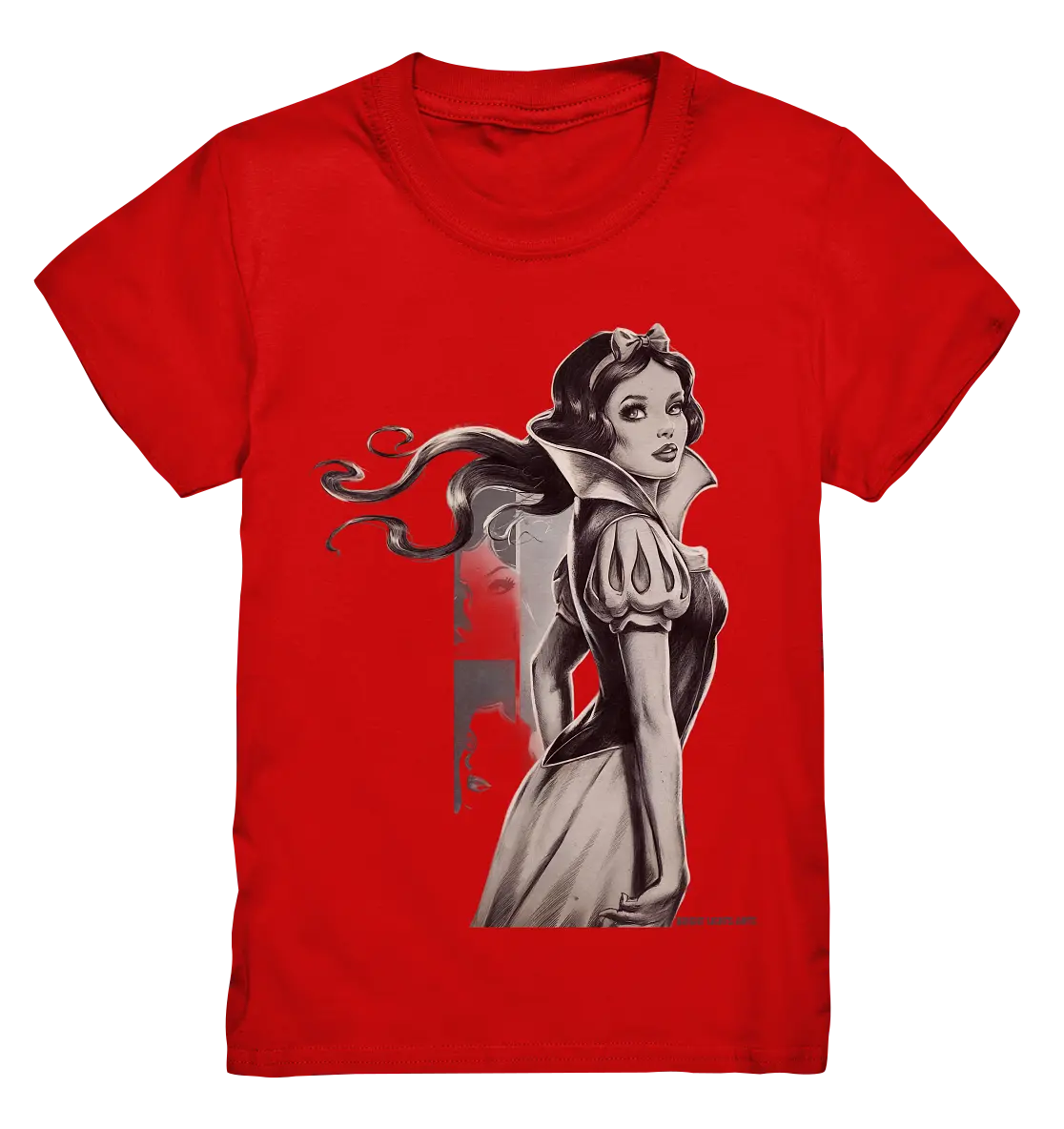 Mystische Schneewittchen – Dunkle Eleganz trifft Märchenzauber - Kids Premium Shirt Bright Lights Arts