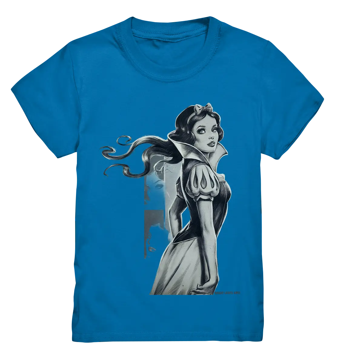 Mystische Schneewittchen – Dunkle Eleganz trifft Märchenzauber - Kids Premium Shirt Bright Lights Arts