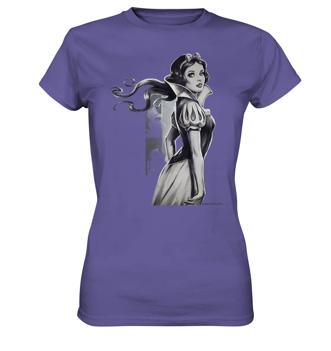 Mystische Schneewittchen – Dunkle Eleganz trifft Märchenzauber - Ladies Premium Shirt Bright Lights Arts