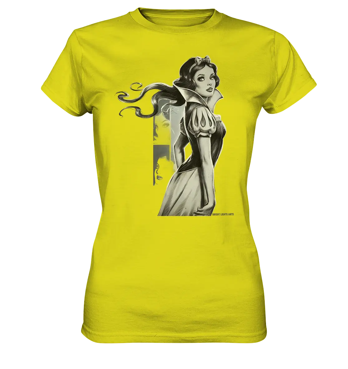 Mystische Schneewittchen – Dunkle Eleganz trifft Märchenzauber - Ladies Premium Shirt Bright Lights Arts