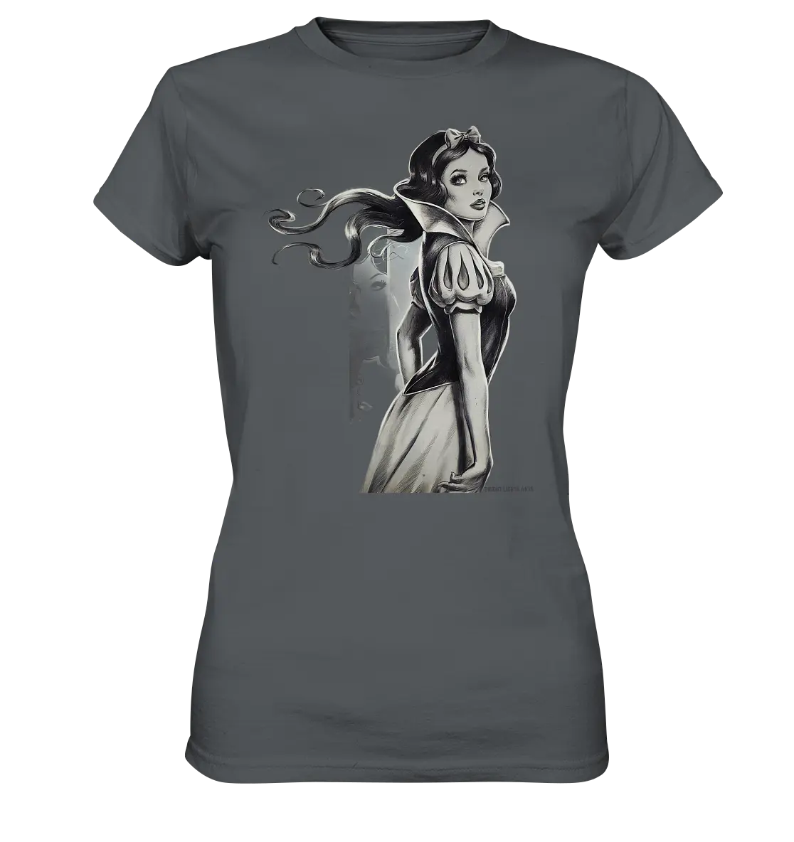 Mystische Schneewittchen – Dunkle Eleganz trifft Märchenzauber - Ladies Premium Shirt Bright Lights Arts