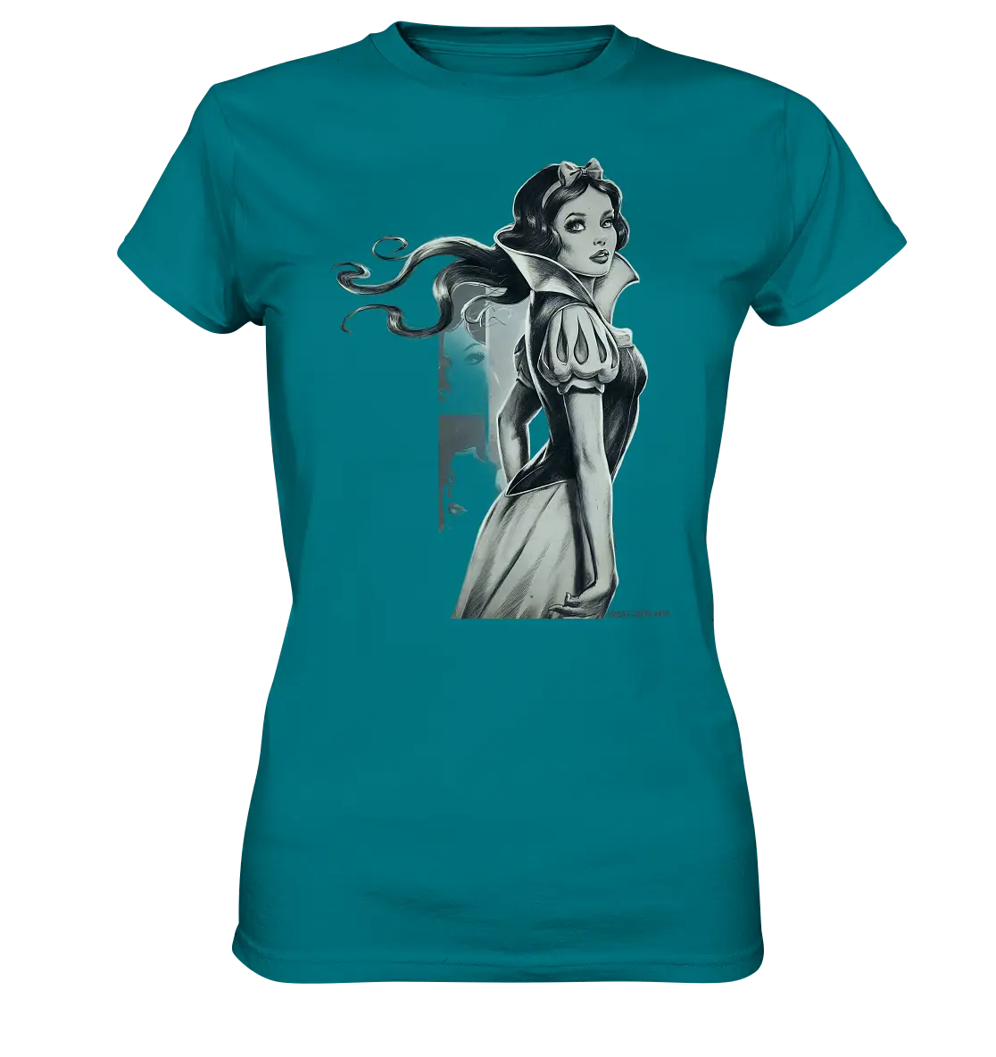 Mystische Schneewittchen – Dunkle Eleganz trifft Märchenzauber - Ladies Premium Shirt Bright Lights Arts