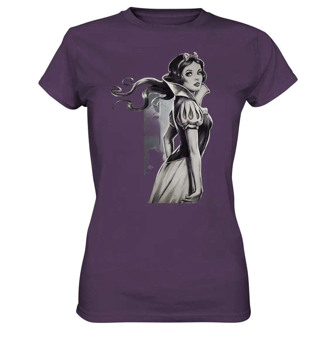 Mystische Schneewittchen – Dunkle Eleganz trifft Märchenzauber - Ladies Premium Shirt Bright Lights Arts