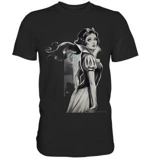 Mystische Schneewittchen – Dunkle Eleganz trifft Märchenzauber - Premium Shirt Bright Lights Arts
