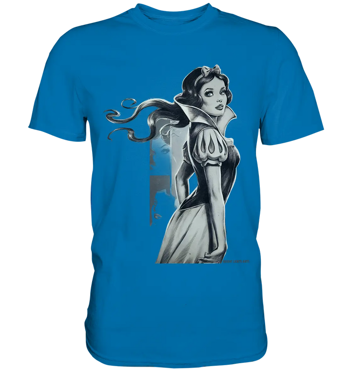 Mystische Schneewittchen – Dunkle Eleganz trifft Märchenzauber - Premium Shirt Bright Lights Arts