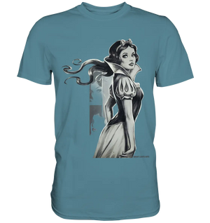 Mystische Schneewittchen – Dunkle Eleganz trifft Märchenzauber - Premium Shirt Bright Lights Arts