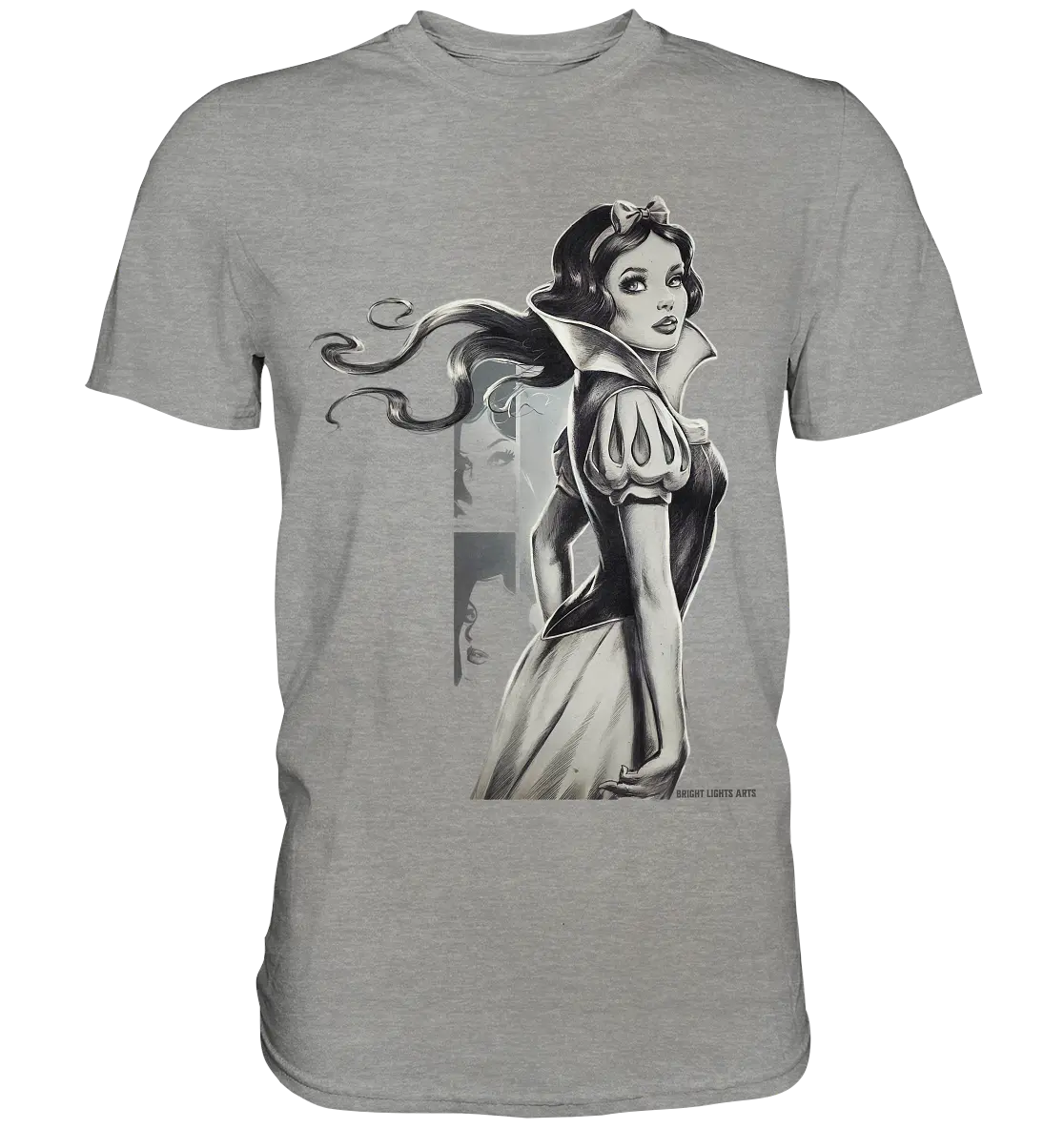 Mystische Schneewittchen – Dunkle Eleganz trifft Märchenzauber - Premium Shirt Bright Lights Arts