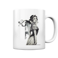 Mystische Schneewittchen – Dunkle Eleganz trifft Märchenzauber - Tasse glossy Bright Lights Arts