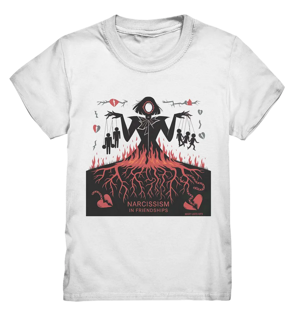 Narcissism in Friendships: Marionetten der Manipulation - Kids Premium Shirt Bright Lights Arts