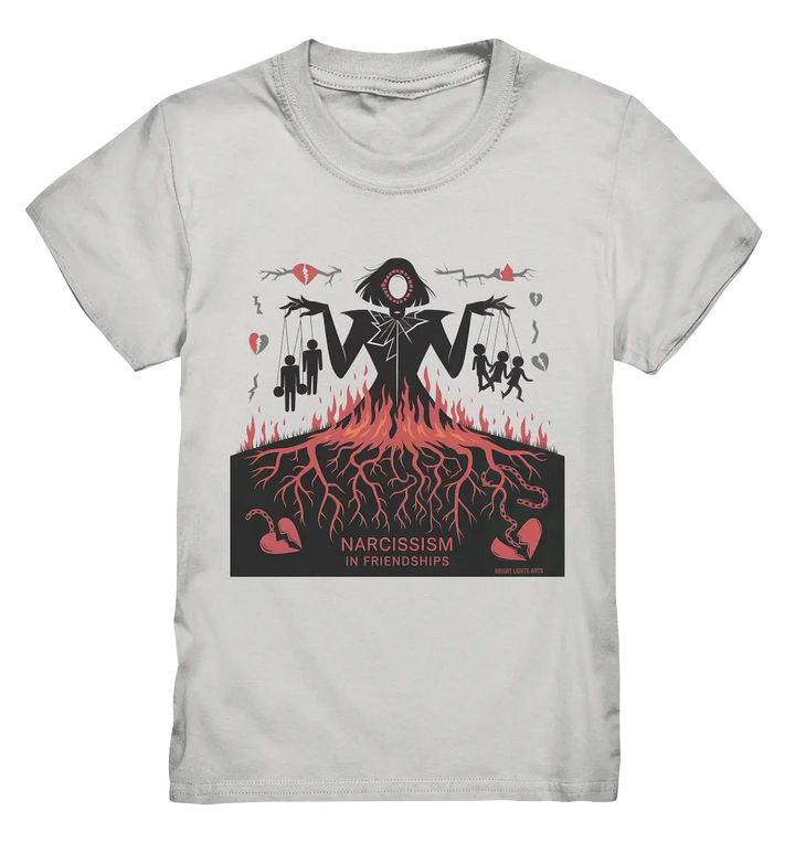 Narcissism in Friendships: Marionetten der Manipulation - Kids Premium Shirt Bright Lights Arts