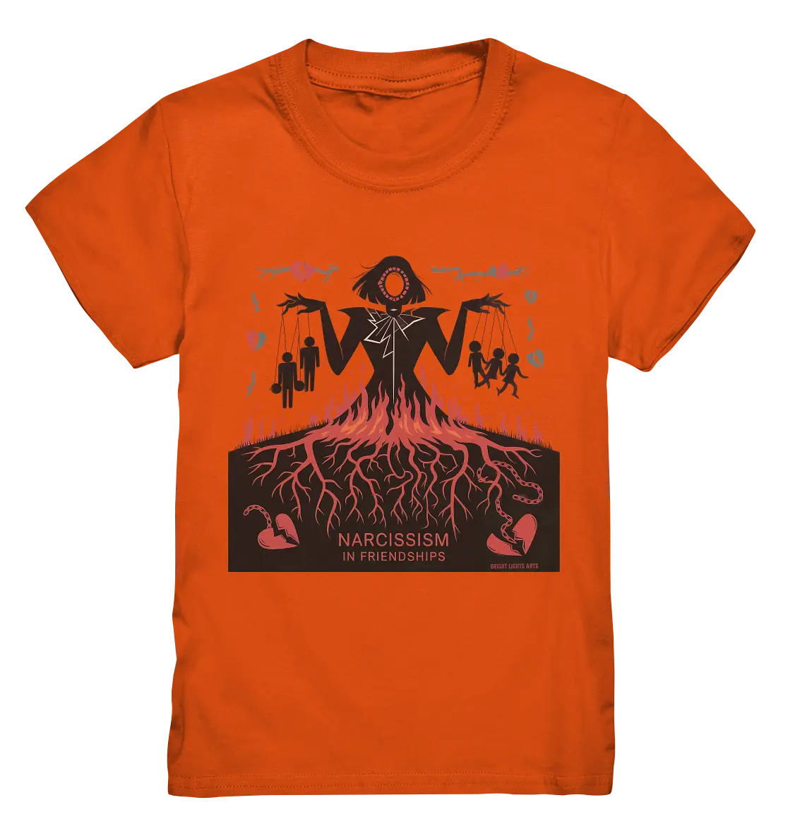 Narcissism in Friendships: Marionetten der Manipulation - Kids Premium Shirt Bright Lights Arts