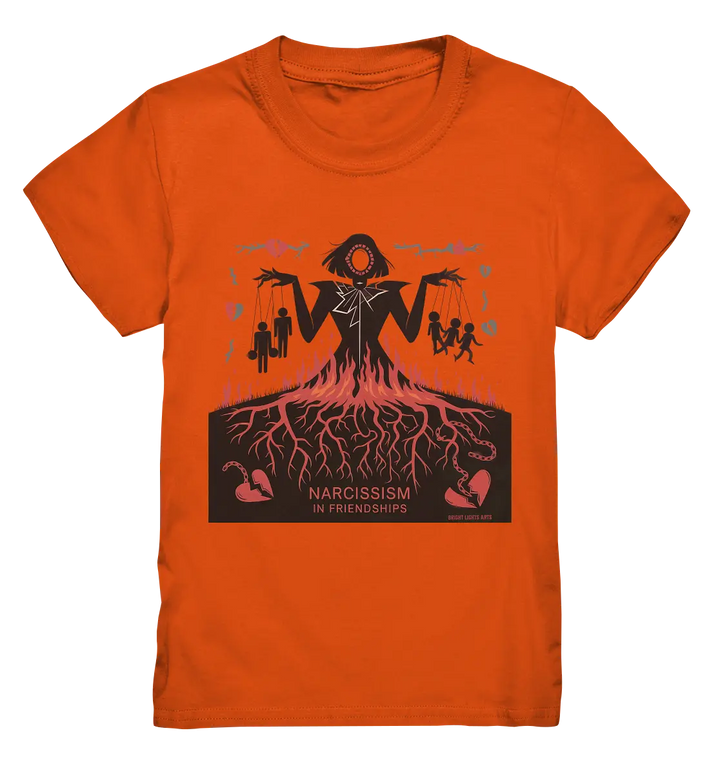 Narcissism in Friendships: Marionetten der Manipulation - Kids Premium Shirt Bright Lights Arts
