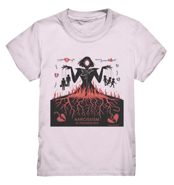 Narcissism in Friendships: Marionetten der Manipulation - Kids Premium Shirt Bright Lights Arts