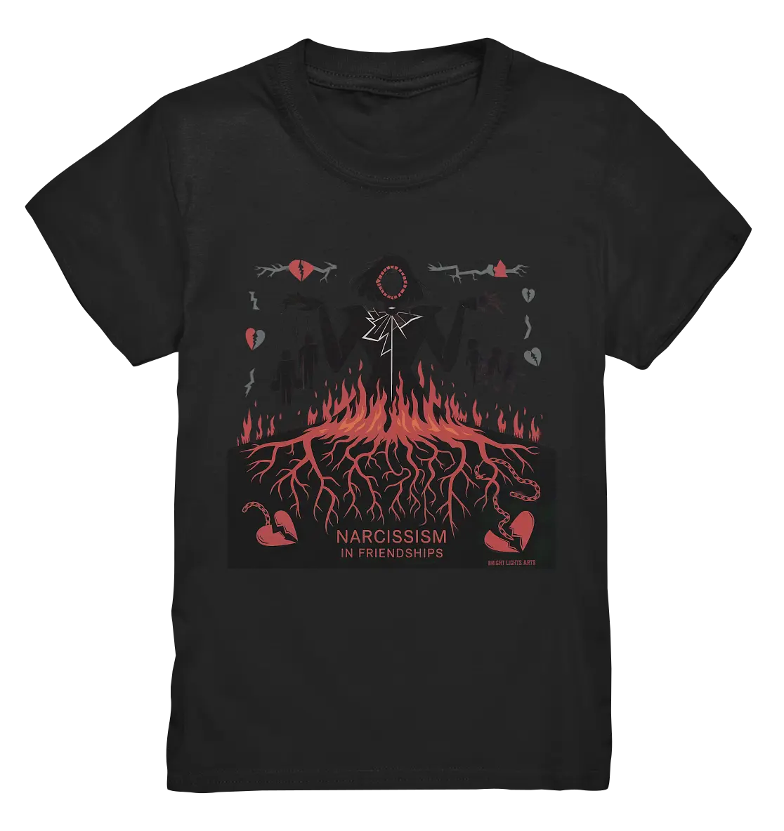 Narcissism in Friendships: Marionetten der Manipulation - Kids Premium Shirt Bright Lights Arts