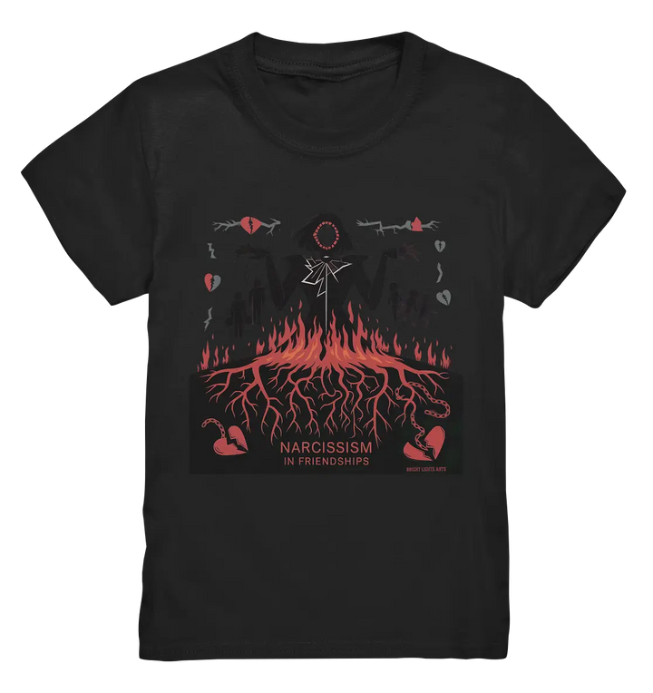Narcissism in Friendships: Marionetten der Manipulation - Kids Premium Shirt Bright Lights Arts