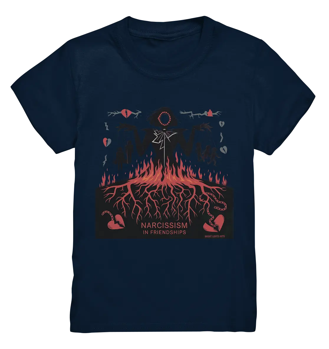 Narcissism in Friendships: Marionetten der Manipulation - Kids Premium Shirt Bright Lights Arts