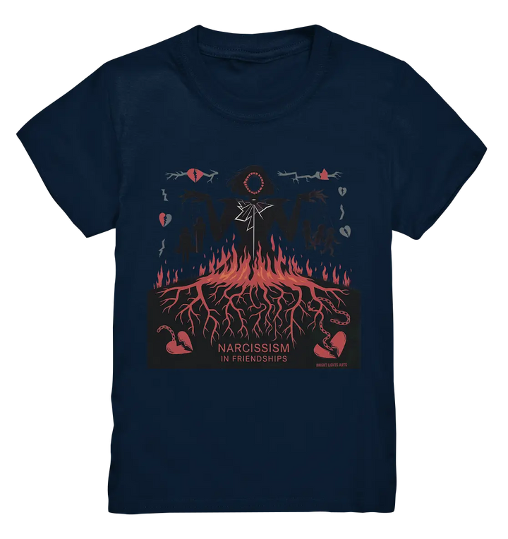 Narcissism in Friendships: Marionetten der Manipulation - Kids Premium Shirt Bright Lights Arts