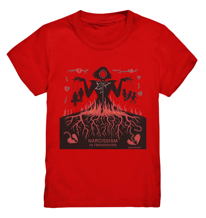 Narcissism in Friendships: Marionetten der Manipulation - Kids Premium Shirt Bright Lights Arts