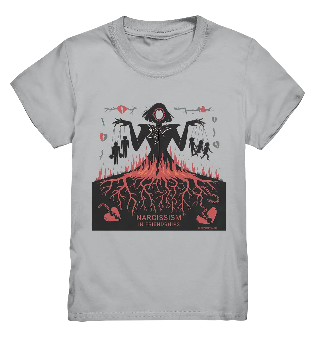 Narcissism in Friendships: Marionetten der Manipulation - Kids Premium Shirt Bright Lights Arts