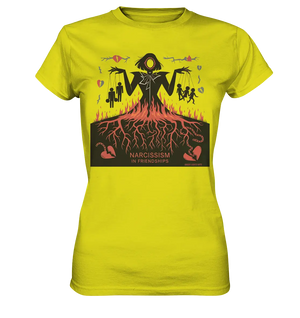Narcissism in Friendships: Marionetten der Manipulation - Ladies Premium Shirt Bright Lights Arts