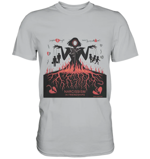 Narcissism in Friendships: Marionetten der Manipulation - Premium Shirt Bright Lights Arts