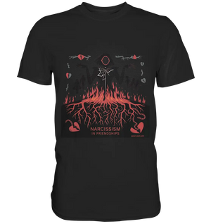 Narcissism in Friendships: Marionetten der Manipulation - Premium Shirt Bright Lights Arts