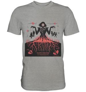 Narcissism in Friendships: Marionetten der Manipulation - Premium Shirt Bright Lights Arts