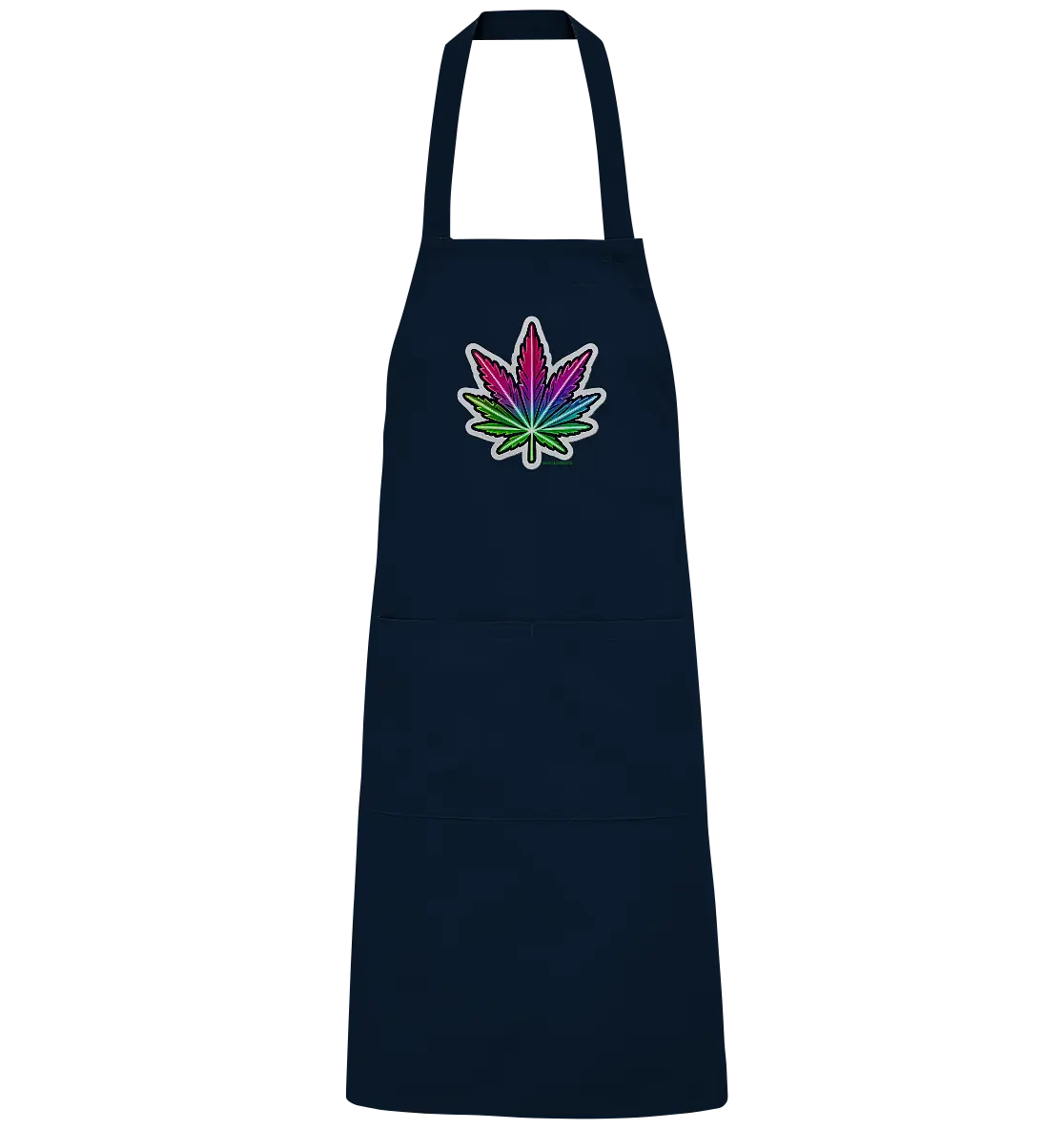 Neon Leaf – Farbenfrohes Kunstwerk - Organic Grillschürze Bright Lights Arts