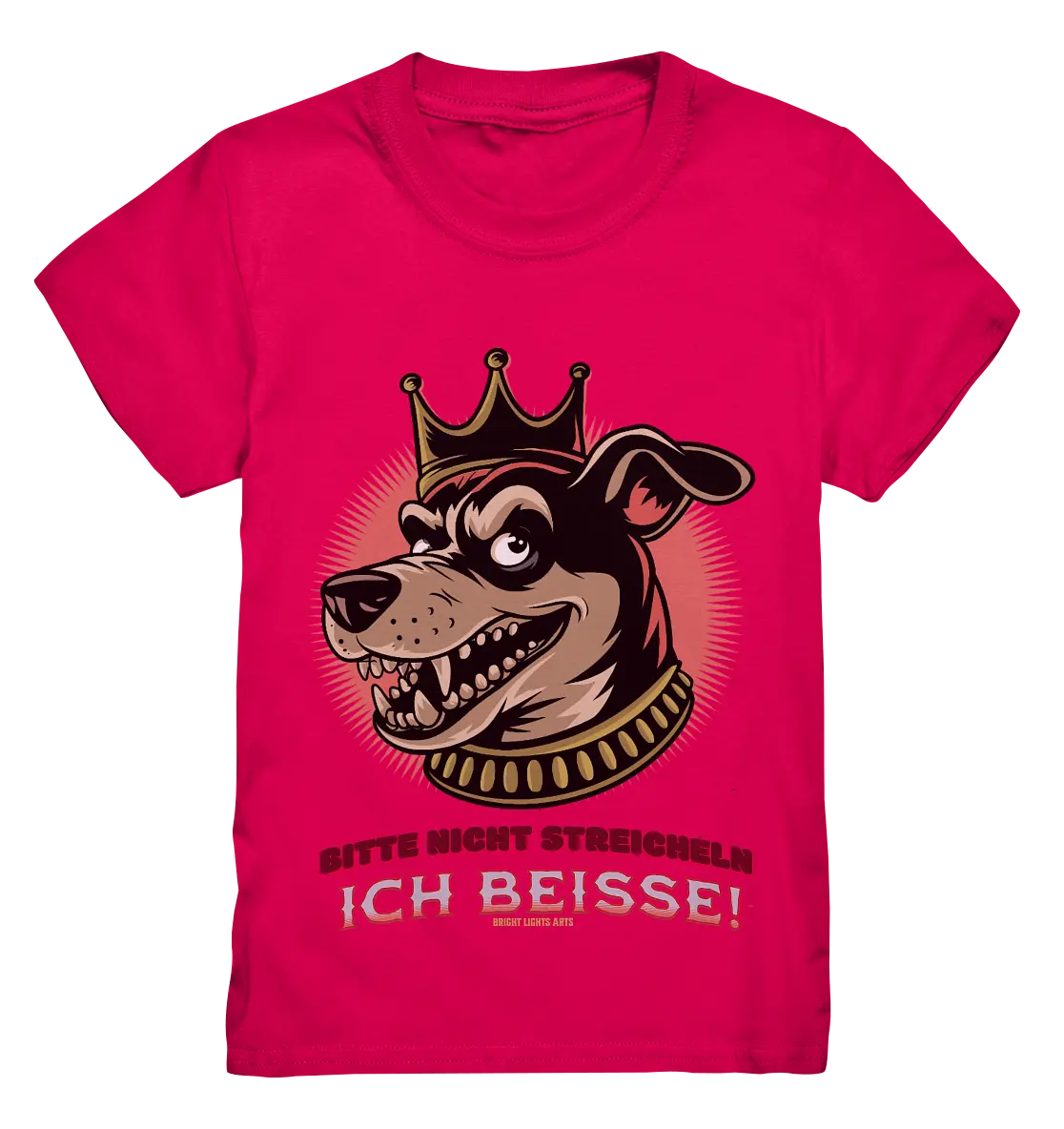 Nicht Streicheln - Ich Beiße! - Kids Premium Shirt Bright Lights Arts