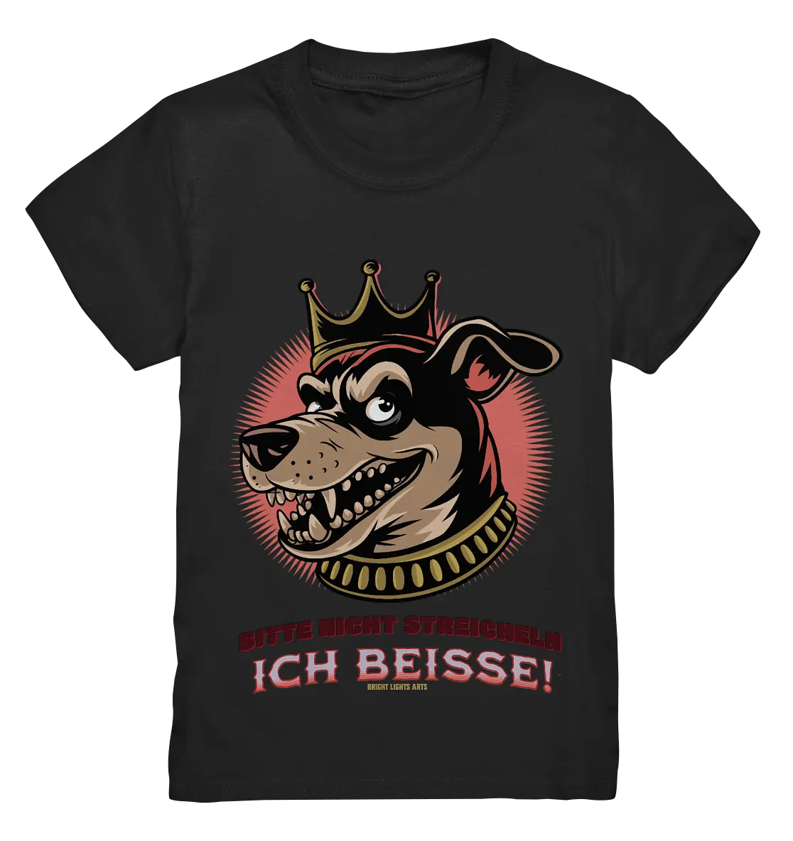 Nicht Streicheln - Ich Beiße! - Kids Premium Shirt Bright Lights Arts