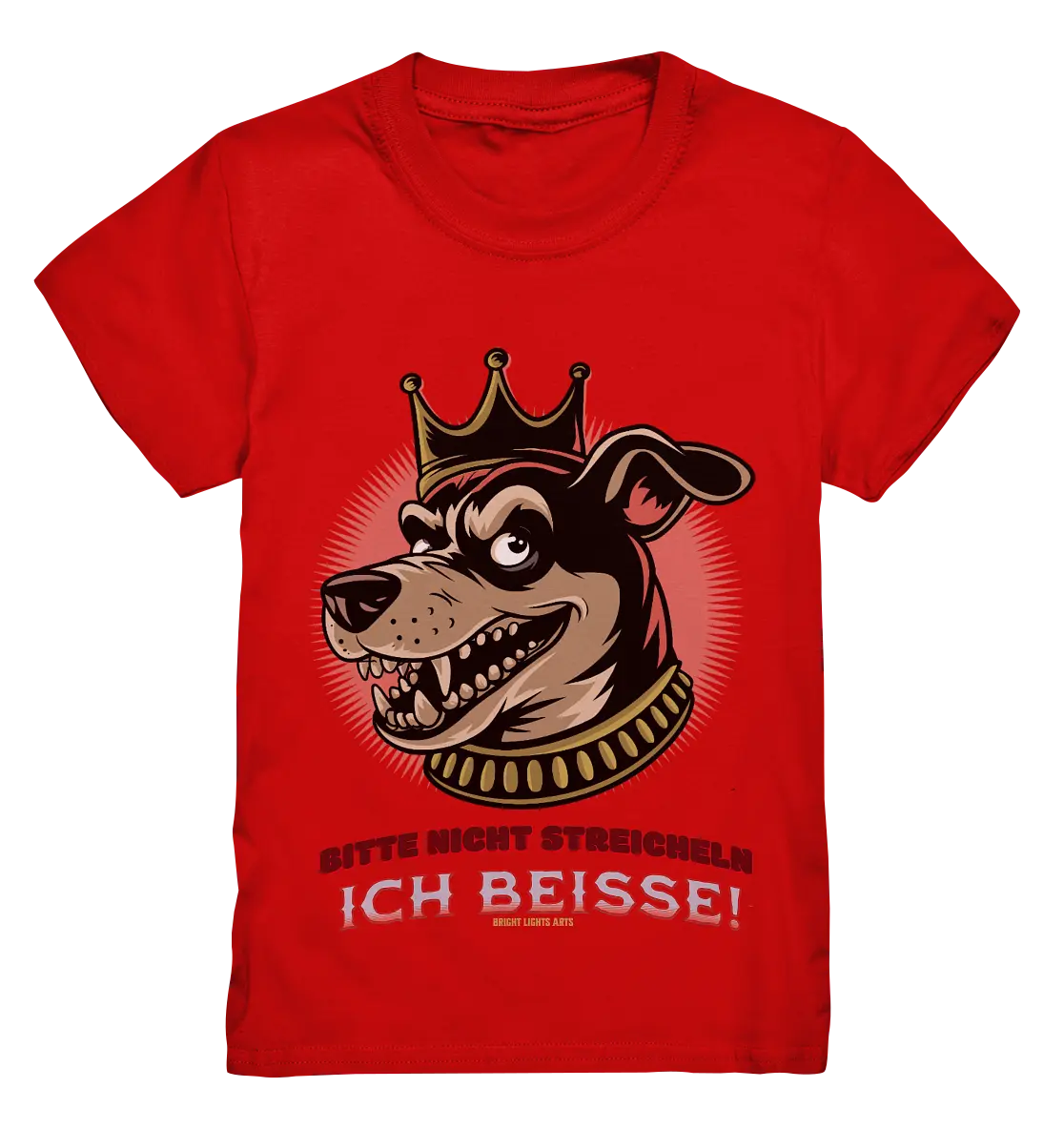 Nicht Streicheln - Ich Beiße! - Kids Premium Shirt Bright Lights Arts