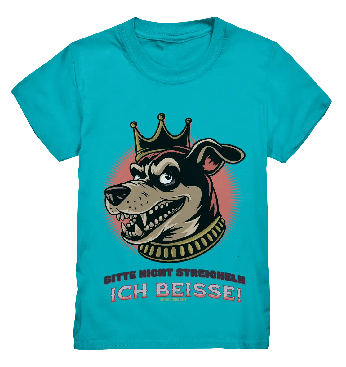 Nicht Streicheln - Ich Beiße! - Kids Premium Shirt Bright Lights Arts