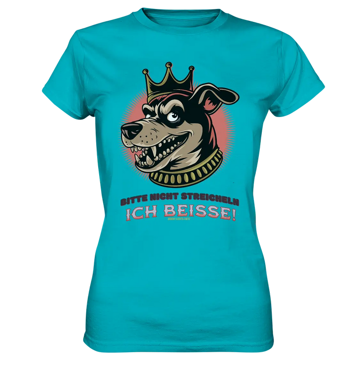 Nicht Streicheln - Ich Beiße! - Ladies Premium Shirt Bright Lights Arts