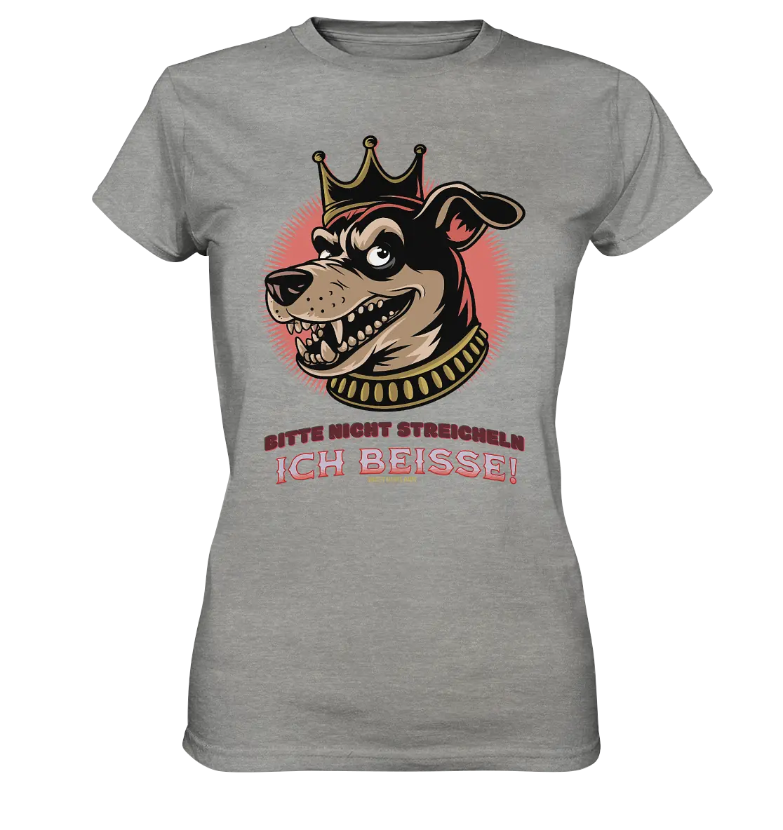 Nicht Streicheln - Ich Beiße! - Ladies Premium Shirt Bright Lights Arts