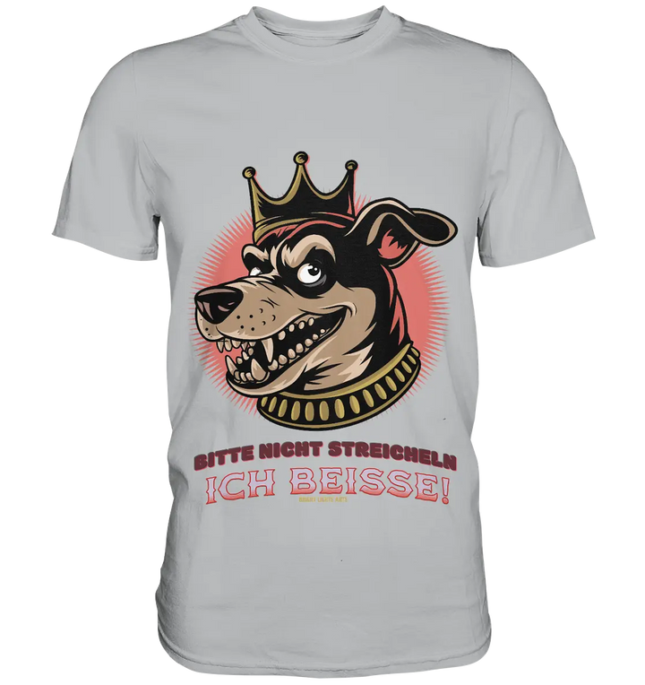 Nicht Streicheln - Ich Beiße! - Premium Shirt Bright Lights Arts