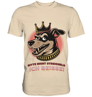 Nicht Streicheln - Ich Beiße! - Premium Shirt Bright Lights Arts