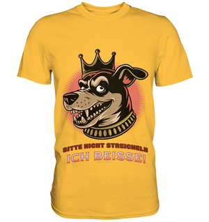 Nicht Streicheln - Ich Beiße! - Premium Shirt Bright Lights Arts