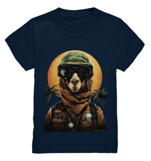 Night Ops Camel – Abenteuerliches und humorvolles Wüstendesign - Kids Premium Shirt Bright Lights Arts