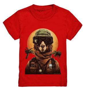 Night Ops Camel – Abenteuerliches und humorvolles Wüstendesign - Kids Premium Shirt Bright Lights Arts