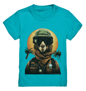 Night Ops Camel – Abenteuerliches und humorvolles Wüstendesign - Kids Premium Shirt Bright Lights Arts