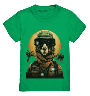 Night Ops Camel – Abenteuerliches und humorvolles Wüstendesign - Kids Premium Shirt Bright Lights Arts