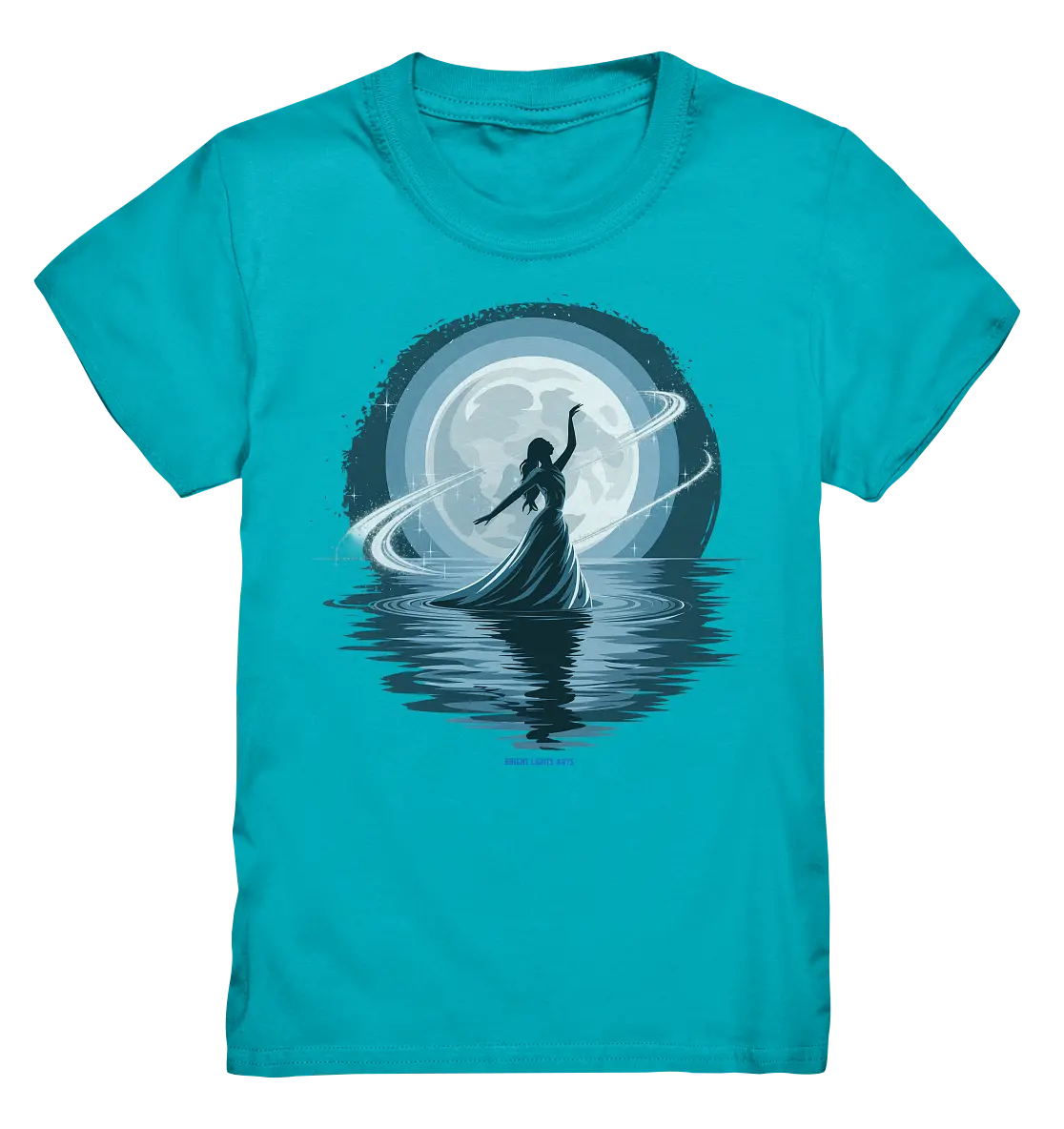 Nightfall Elegance Die Tänzerin im Mondlicht - Kids Premium Shirt Bright Lights Arts