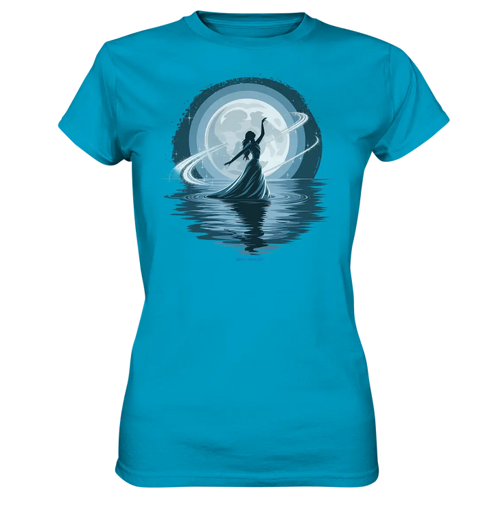 Nightfall Elegance Die Tänzerin im Mondlicht - Ladies Premium Shirt Bright Lights Arts