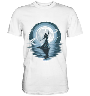 Nightfall Elegance Die Tänzerin im Mondlicht - Premium Shirt Bright Lights Arts