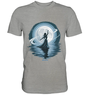 Nightfall Elegance Die Tänzerin im Mondlicht - Premium Shirt Bright Lights Arts