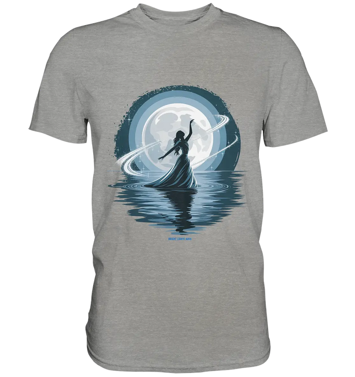 Nightfall Elegance Die Tänzerin im Mondlicht - Premium Shirt Bright Lights Arts
