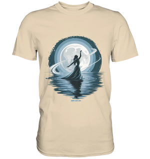 Nightfall Elegance Die Tänzerin im Mondlicht - Premium Shirt Bright Lights Arts